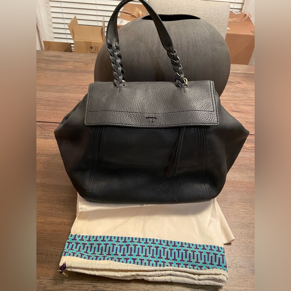 Tory Burch large half moon satchel